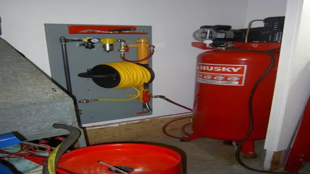 how to plumb garage for air compressor