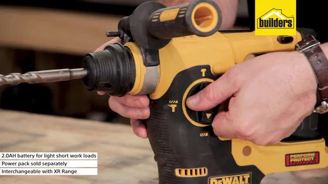 how to put a bit in a dewalt hammer drill