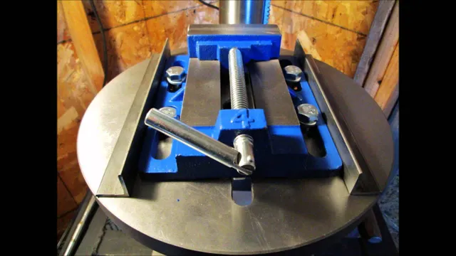 how to put a vice on a drill press