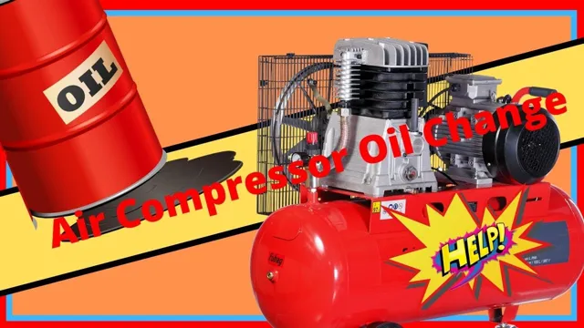 how to put oil in an air compressor