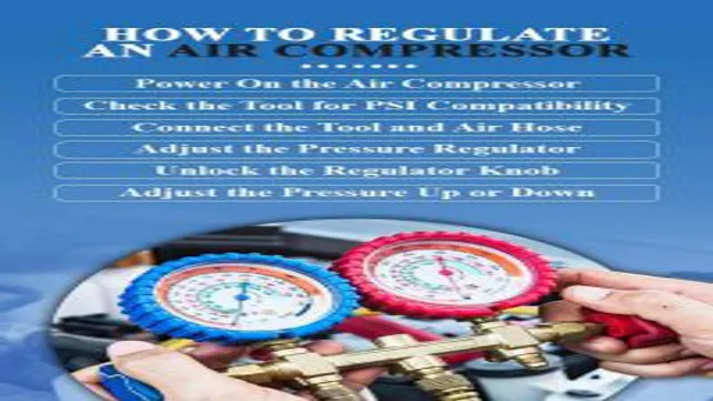 how to regulate air compressor pressure