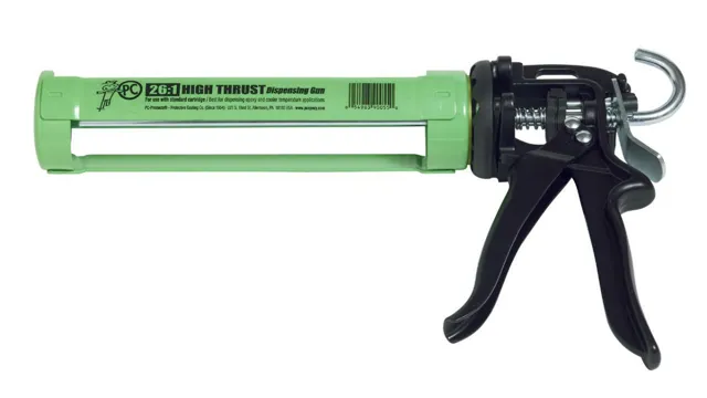 how to release tube from caulking gun