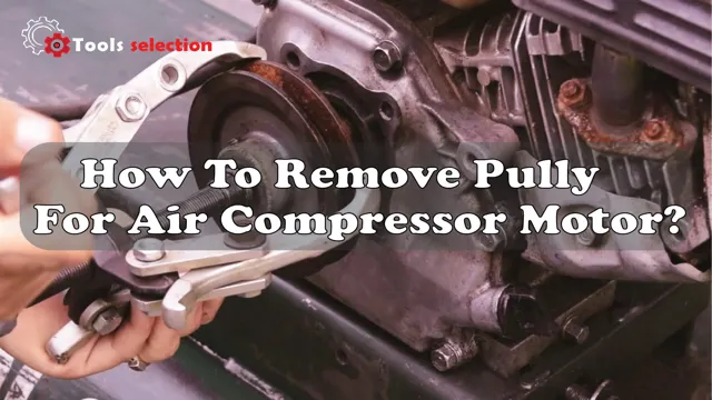 how to remove air compressor pulley