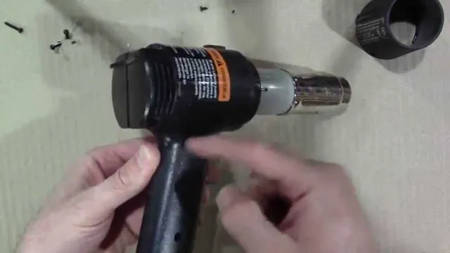 how to remove cord from wagner heat gun