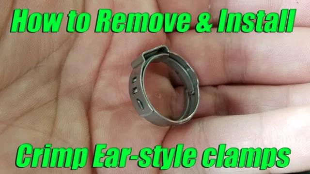 how to remove oetiker clamps