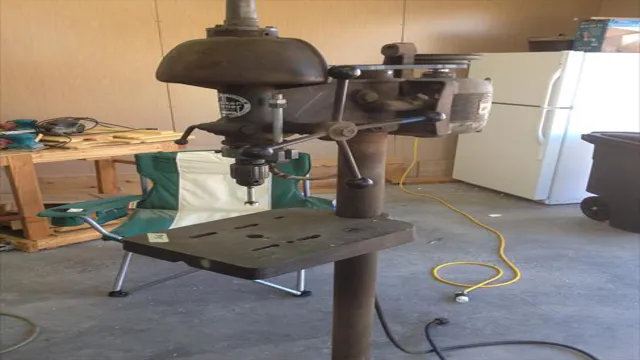 how to remove spindle from vintage walker turner drill press