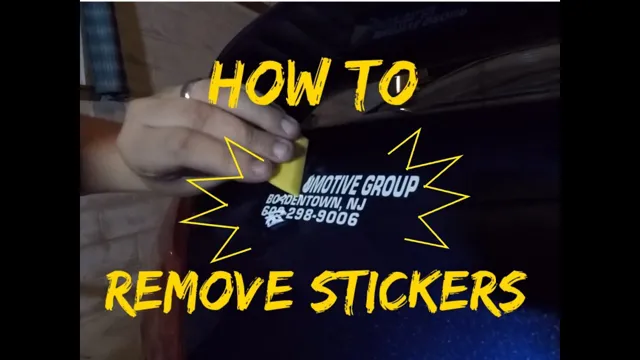 how to remove stickers with heat gun