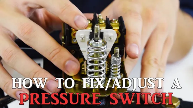 how to repair air compressor pressure switch