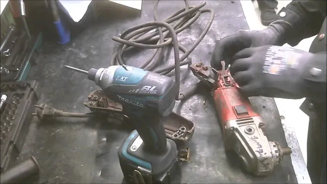 how to repair angle grinder