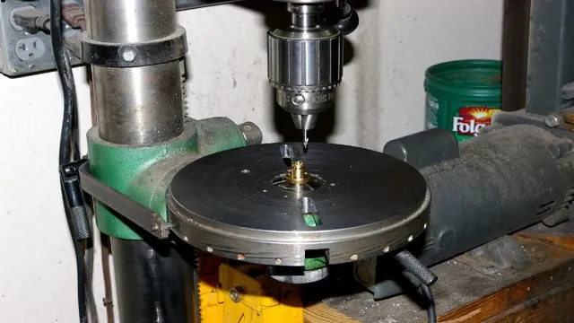 how to rotate a drill press table