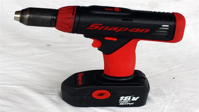 how to run a snap on cordless drill