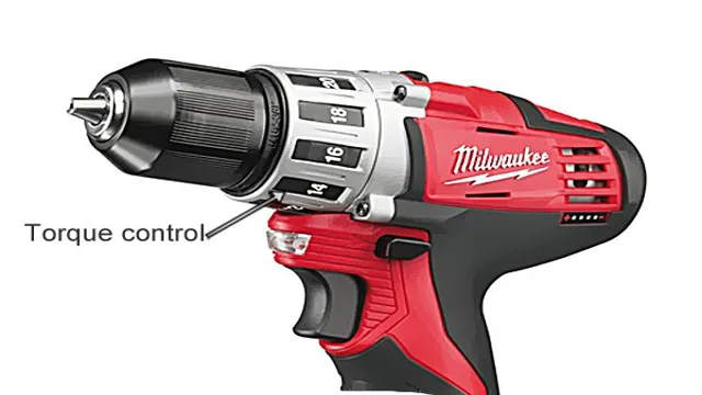 how to set the torque on a cordless drill