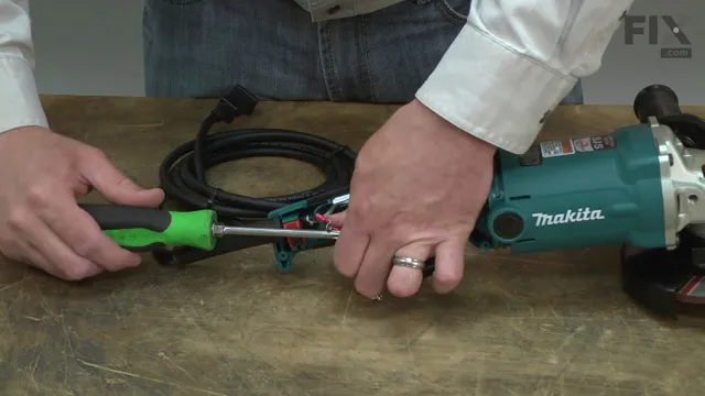 how to set up makita angle grinder