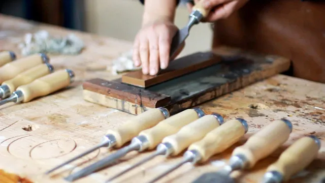 how to sharpen wood turning chisels by hand