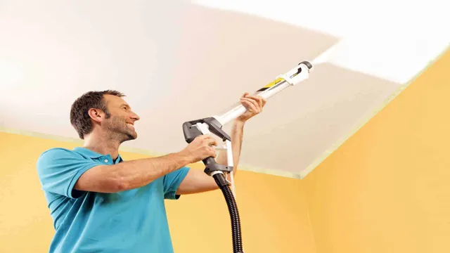 how to spray a ceiling with a paint sprayer