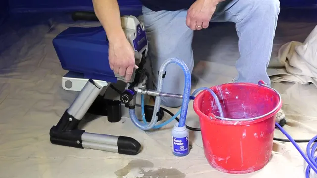 how to store graco paint sprayer overnight