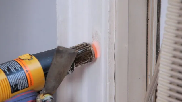 how to strip paint with a heat gun