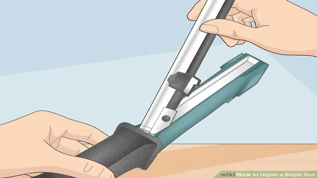 how to unjam an arrow staple gun