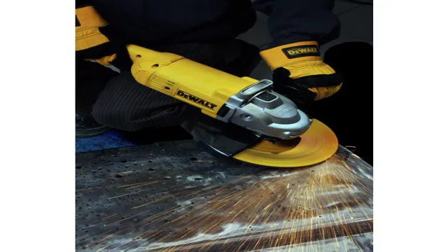 how to use a 9 inch angle grinder