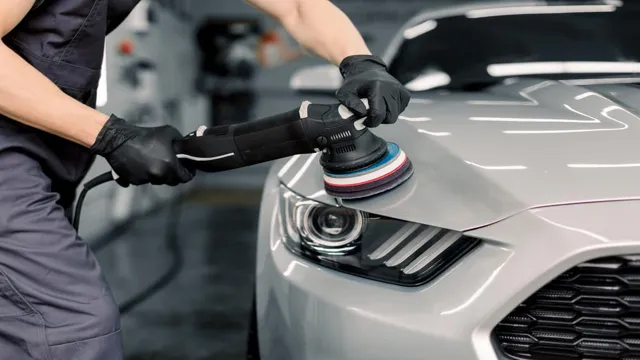 how to use a buffer polisher on a car