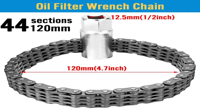 how to use a chain oil filter wrench