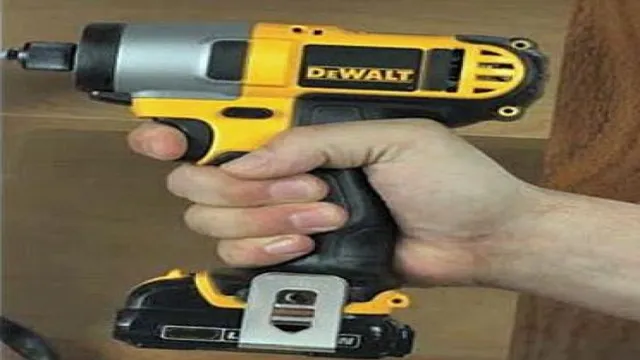 how to use a dewalt impact driver