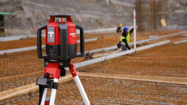 how to use a laser level surveying