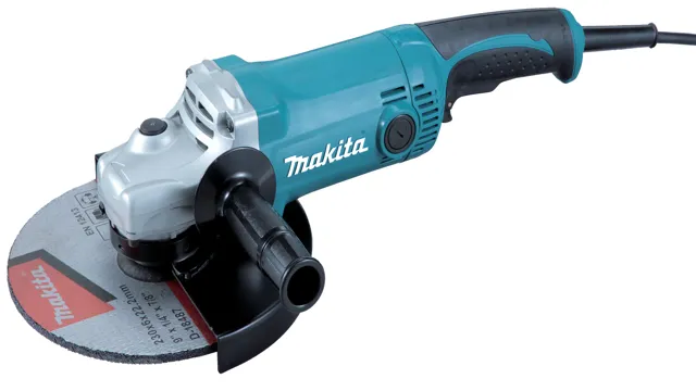 how to use a makita angle grinder
