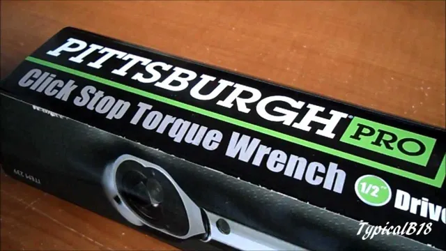 how to use a pittsburgh torque wrench