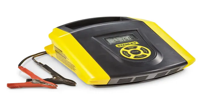 how to use a stanley car battery charger