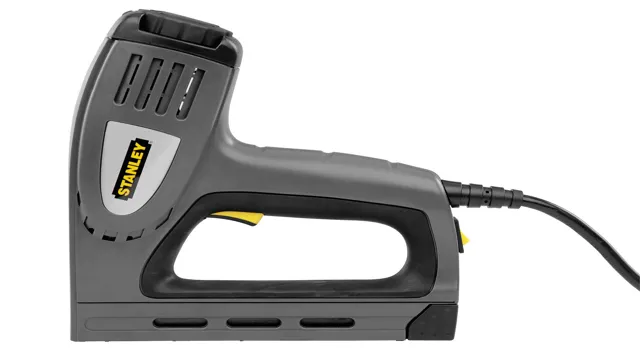 how to use a stanley electric staple gun