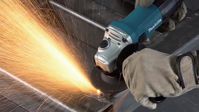 how to use an angle grinder on metal