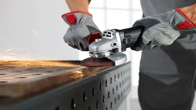 how to use an angle grinder on metal