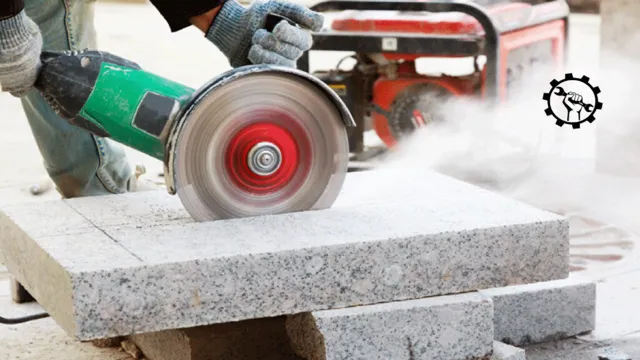 how to use an angle grinder to cut stone