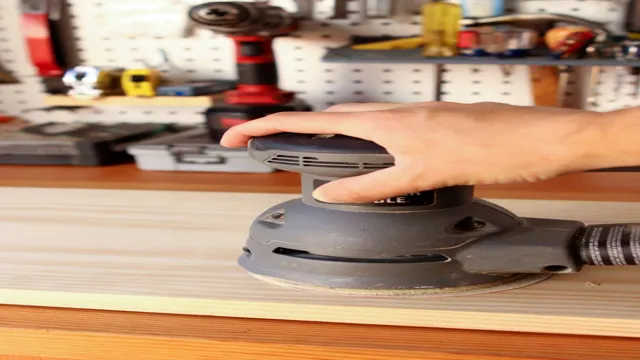 how to use an orbital sander on wood