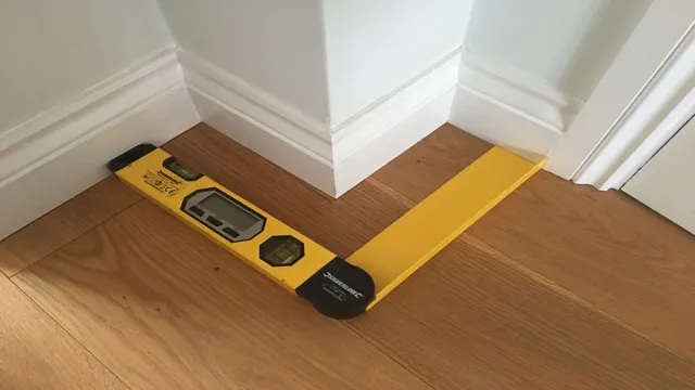 how to use angle finder for baseboard