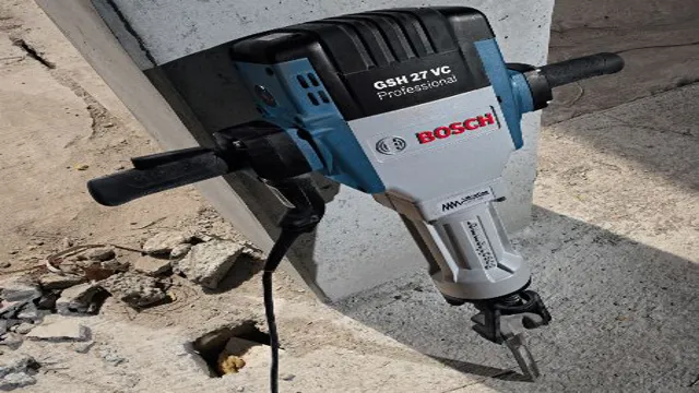 how to use bosch jackhammer