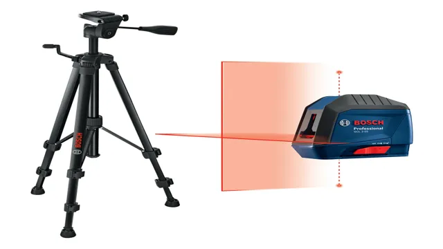 how to use bosch laser level with tripod