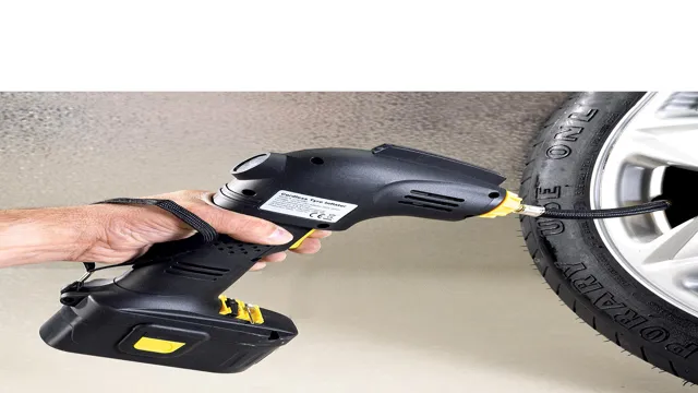 how to use cordless drill to inflate tires