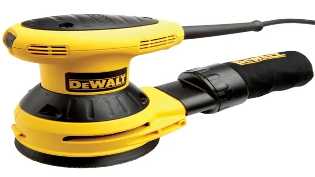 how to use dewalt random orbital sander