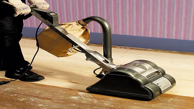 how to use floor sander machine