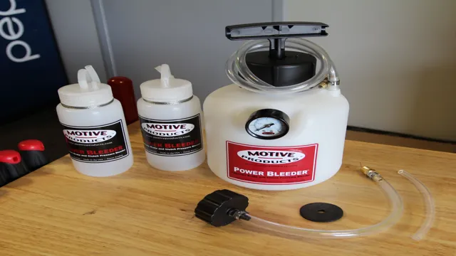 how to use motive brake bleeder