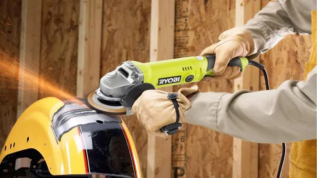 how to use ryobi angle grinder