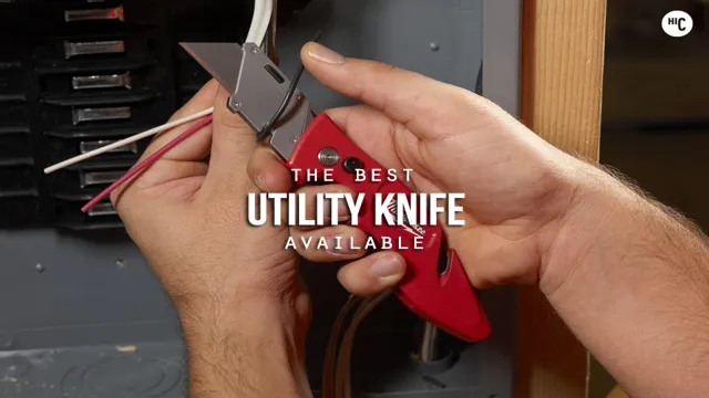 how to use utility knife