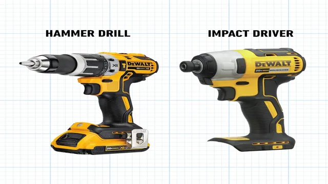 is impact driver same as hammer drill