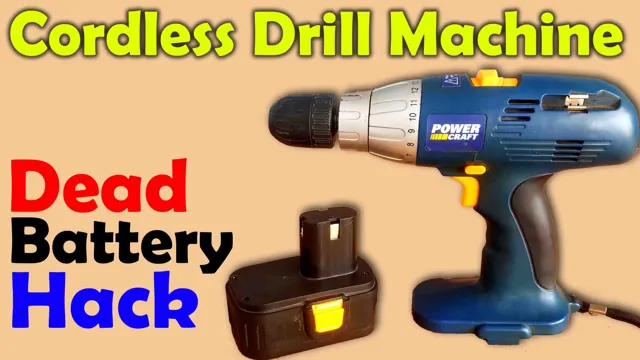 is my battery dead or my cordless drill dead