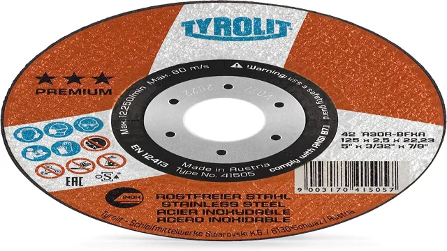 what angle grinder disc for metal