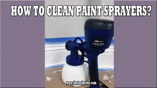 what do you clean a paint sprayer with