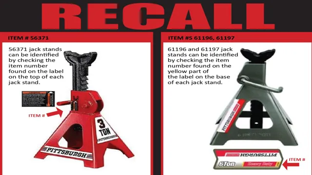 what harbor freight jack stands are recalled 2