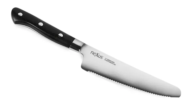 what is a kitchen serrated utility knife used for